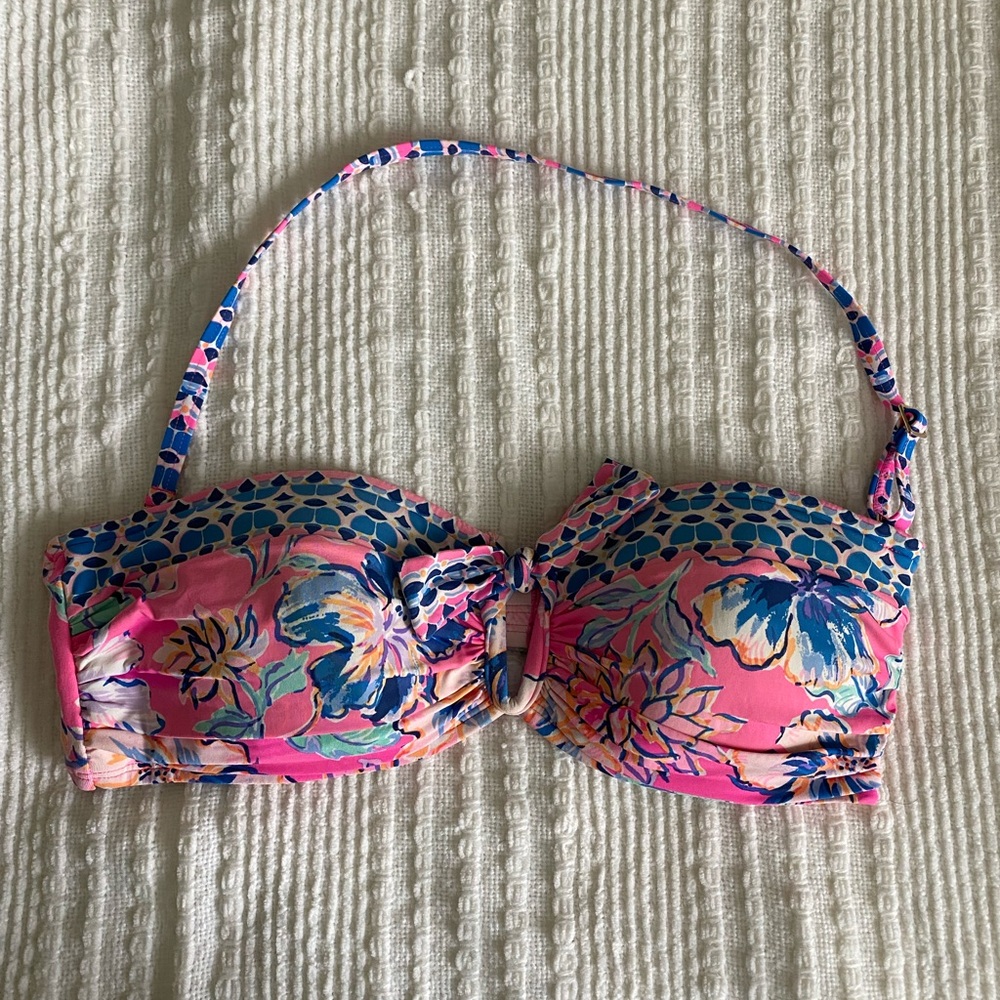 Lilly Pulitzer Floral Bikini Top - Size 6